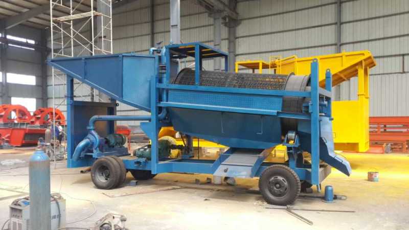 小型旱地淘金設備